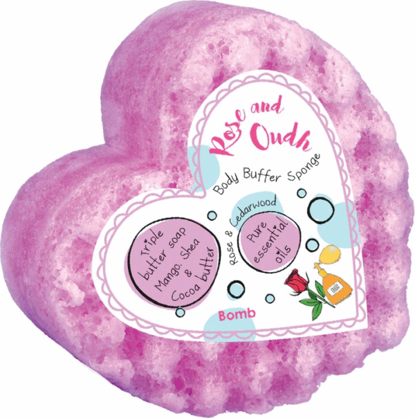 Body Buffer Heart Rose & Oudh
