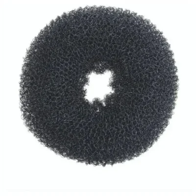 Crêpons à Chignon Rond Noir Ø 80 mm